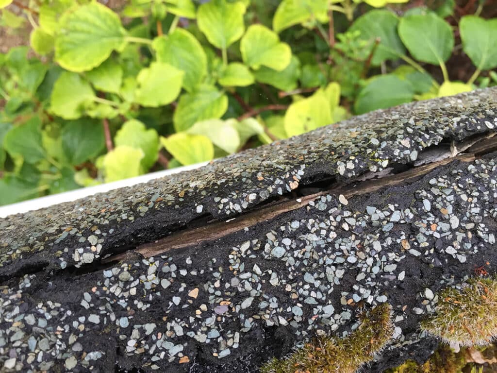 Repaired Flat Roof That Needs Replacing