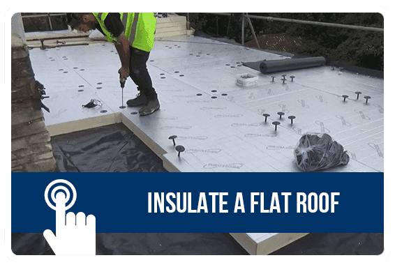 insulate a flat roof